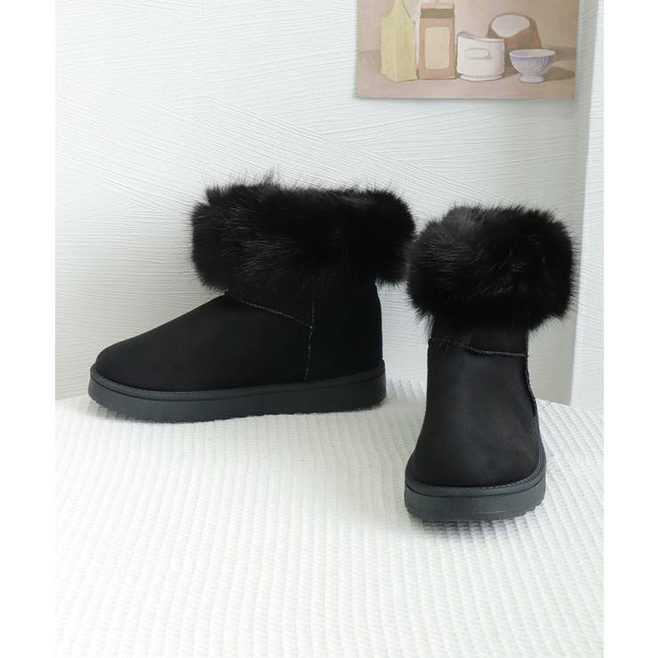 ムートンブーツ 裏起毛ブーツ 冬靴 | Miniministore | 詳細画像15 