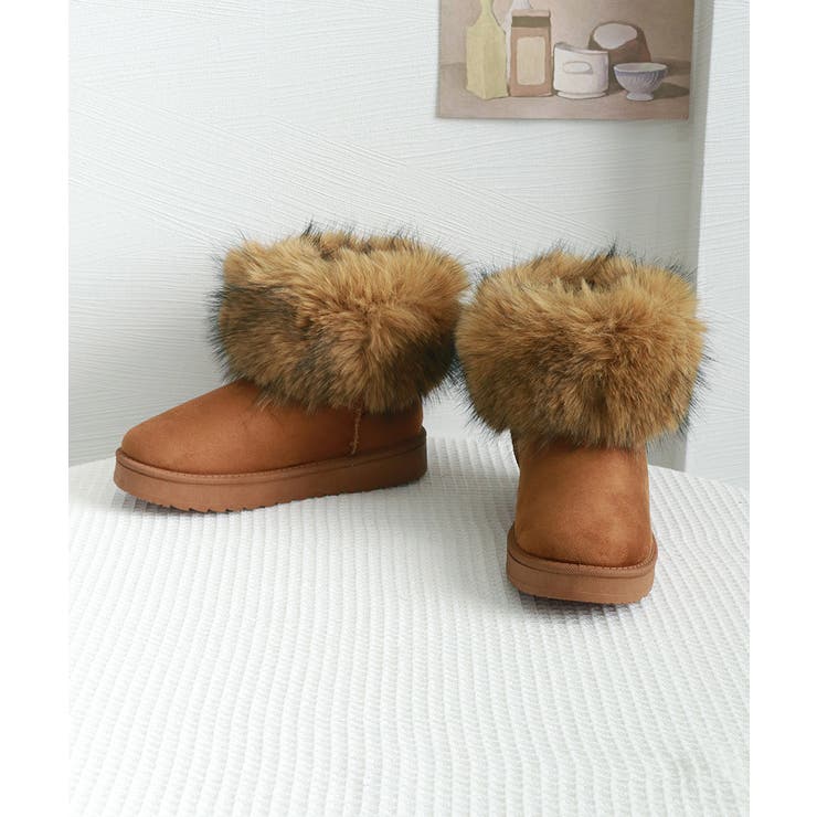 ムートンブーツ 裏起毛ブーツ 冬靴 | Miniministore | 詳細画像17 