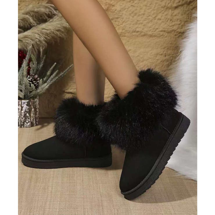 ムートンブーツ 裏起毛ブーツ 冬靴 | Miniministore | 詳細画像7 