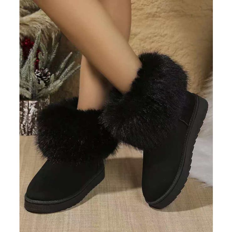 ムートンブーツ 裏起毛ブーツ 冬靴 | Miniministore | 詳細画像8 