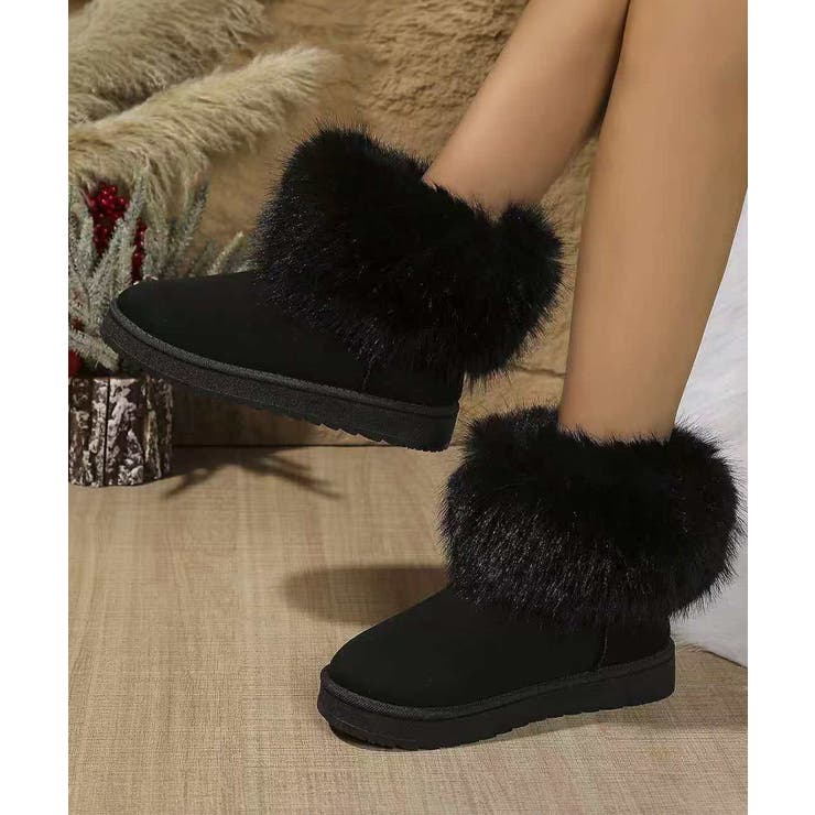 ムートンブーツ 裏起毛ブーツ 冬靴 | Miniministore | 詳細画像9 