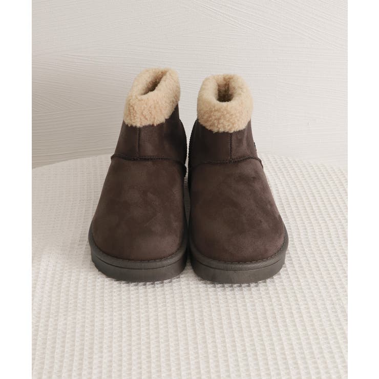 ムートンブーツ 厚底無地 ショートブーツ | Miniministore | 詳細画像25 