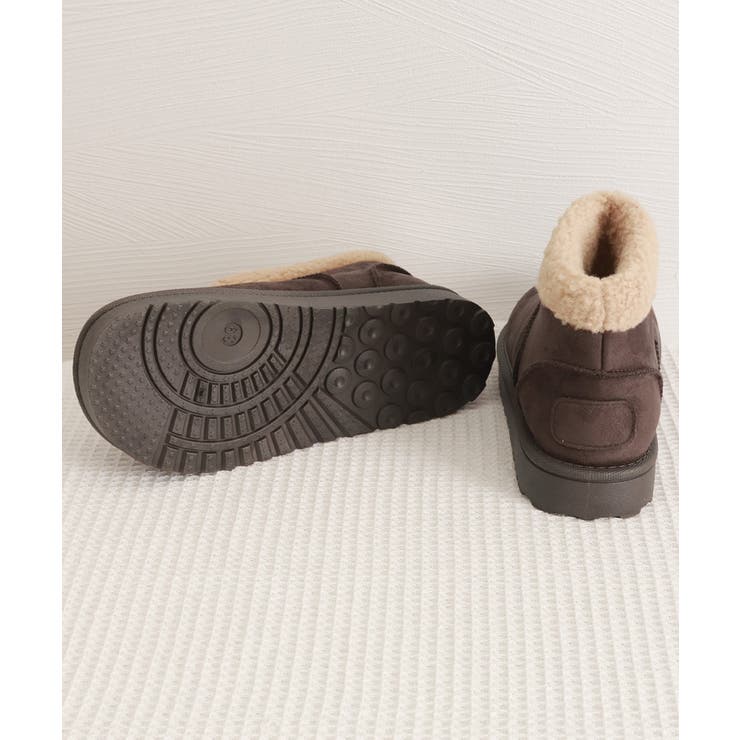ムートンブーツ 厚底無地 ショートブーツ | Miniministore | 詳細画像27 