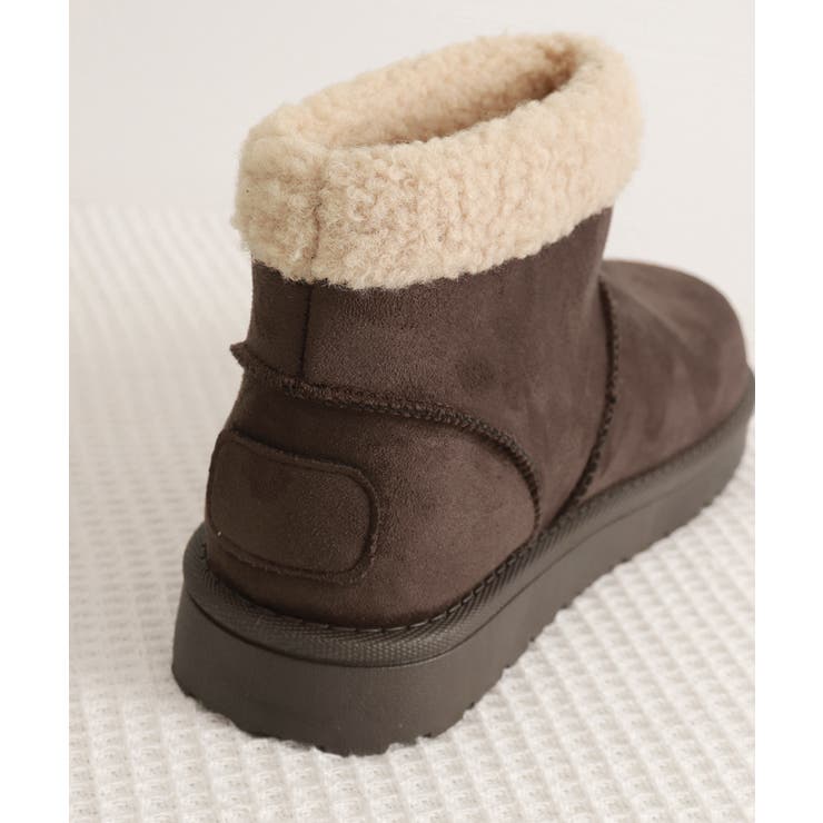 ムートンブーツ 厚底無地 ショートブーツ | Miniministore | 詳細画像29 