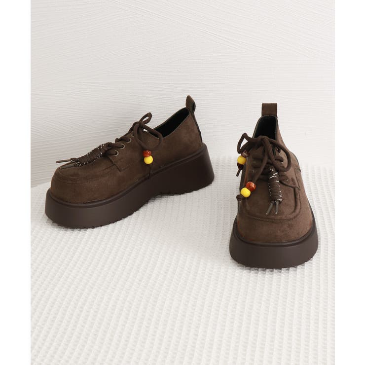 厚底ローファー レースアップ 韓国風靴 | Miniministore | 詳細画像12 