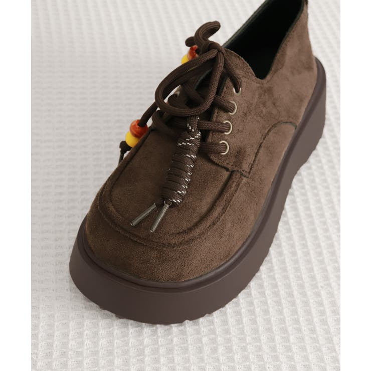 厚底ローファー レースアップ 韓国風靴 | Miniministore | 詳細画像15 