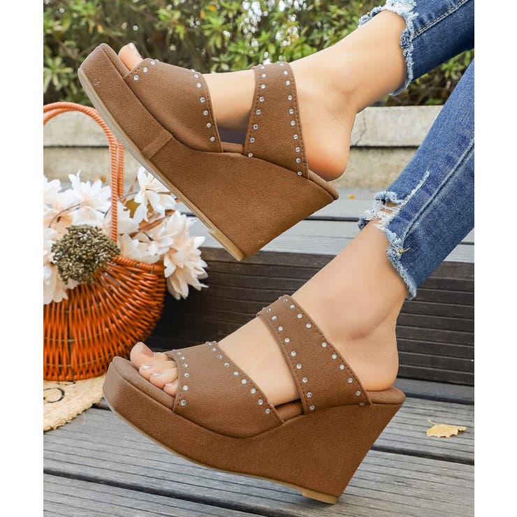 ウエッジソール 厚底サンダル 美脚 夏靴 | Miniministore | 詳細画像10 