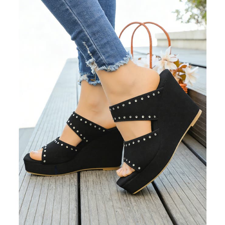 ウエッジソール 厚底サンダル 美脚 夏靴 | Miniministore | 詳細画像4 