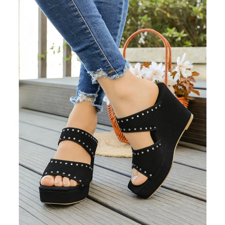 ウエッジソール 厚底サンダル 美脚 夏靴 | Miniministore | 詳細画像5 