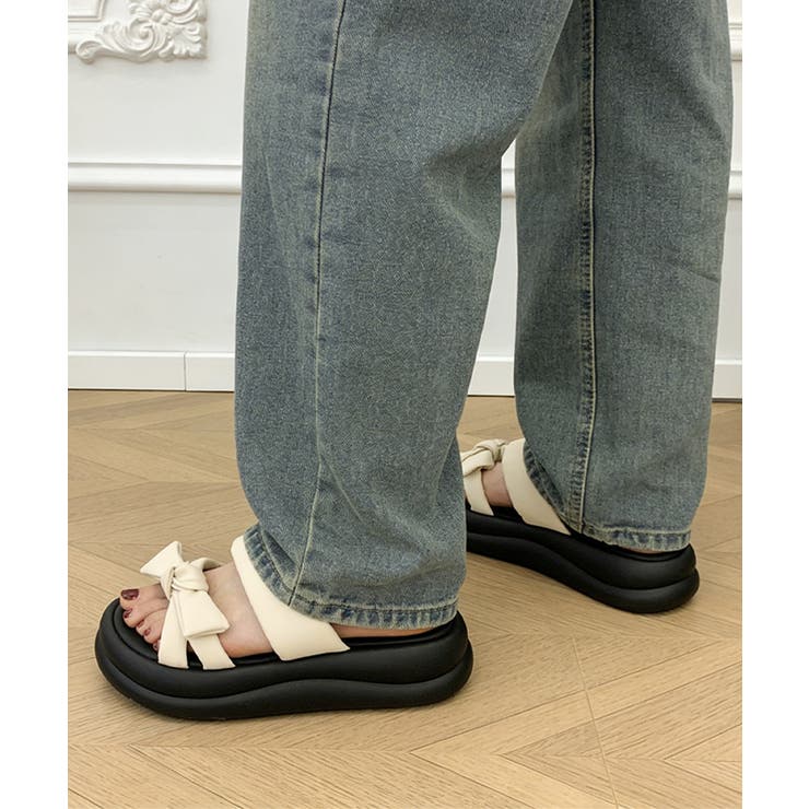 ミュールサンダル レディース リボン | Miniministore | 詳細画像15 