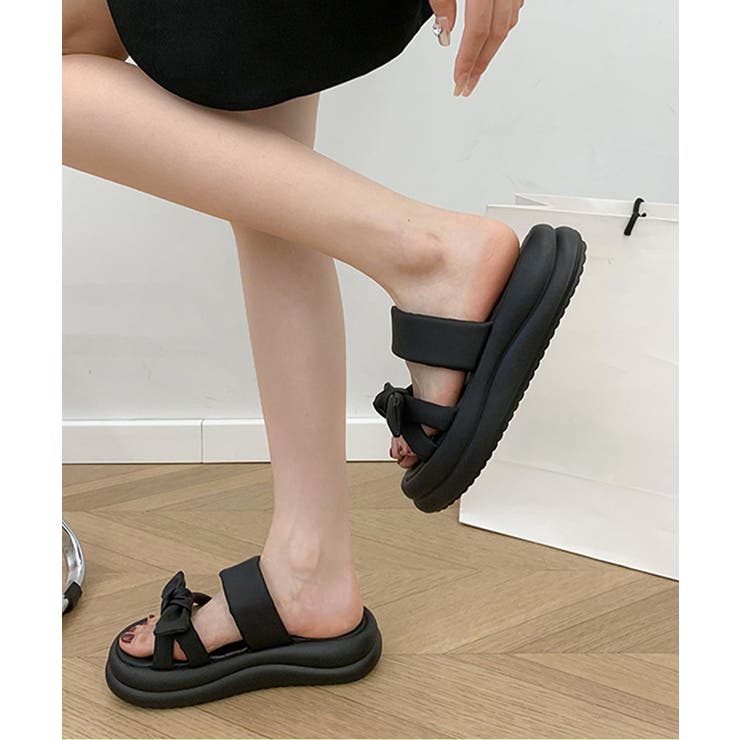 ミュールサンダル レディース リボン | Miniministore | 詳細画像4 