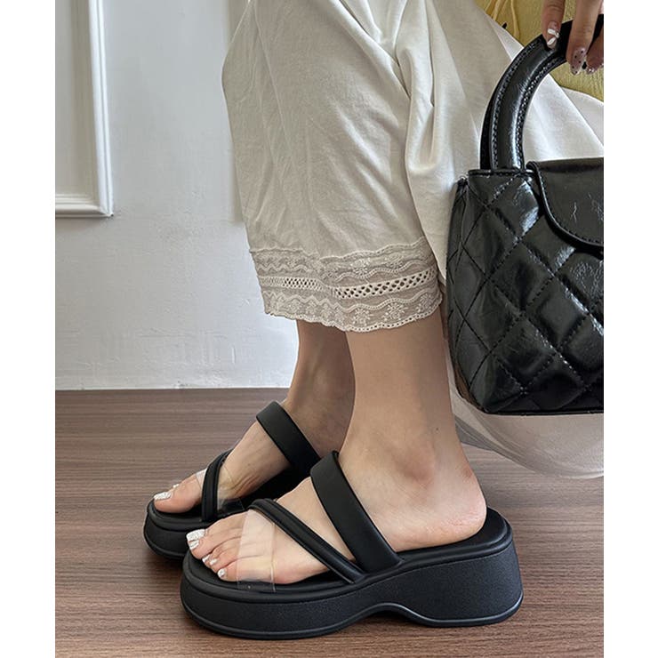 ストラップサンダル 異素材 レディース夏 | Miniministore | 詳細画像5 