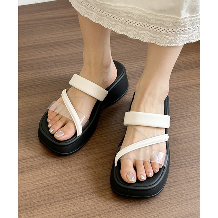 ストラップサンダル 異素材 レディース夏 | Miniministore | 詳細画像8 