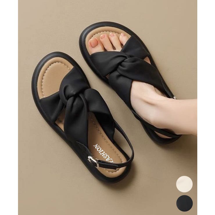 ミュールサンダル 美脚 フラットソール靴 | Miniministore | 詳細画像1 