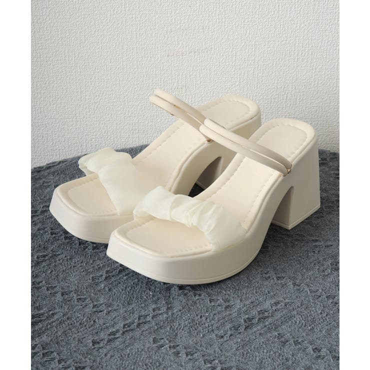 厚底サンダル ボリュームソール 美脚夏靴 | Miniministore | 詳細画像17 