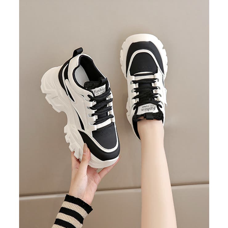 厚底スニーカー ダッドスニーカー 美脚 | Miniministore | 詳細画像15 