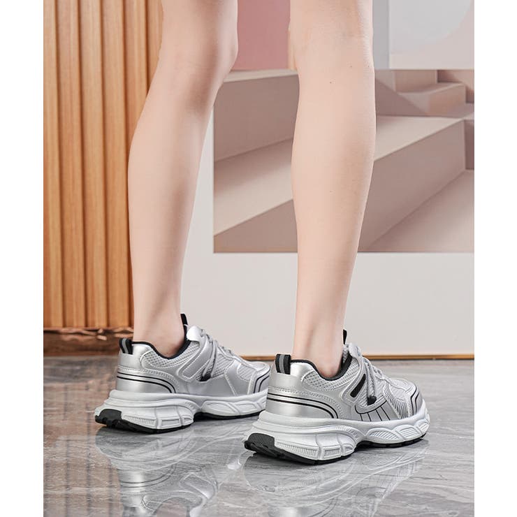 厚底スニーカー ダッドスニーカー 韓国風 | Miniministore | 詳細画像16 