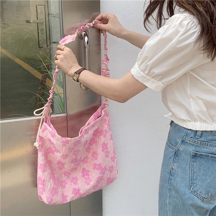 花柄トートバッグ ショルダーバッグ 軽量 | Miniministore | 詳細画像10 