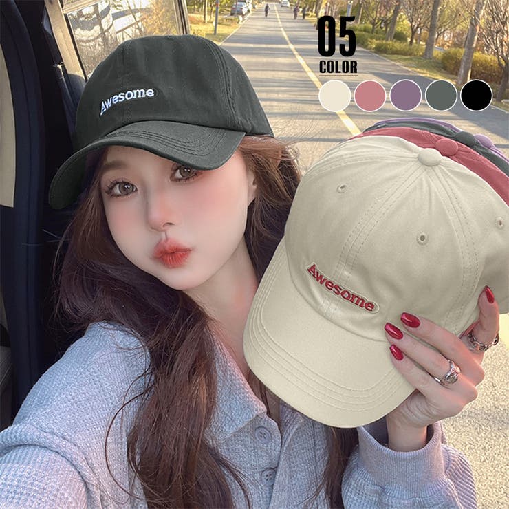 キャップ 刺しゅう 英字ロゴ 野球帽 | Miniministore | 詳細画像1 