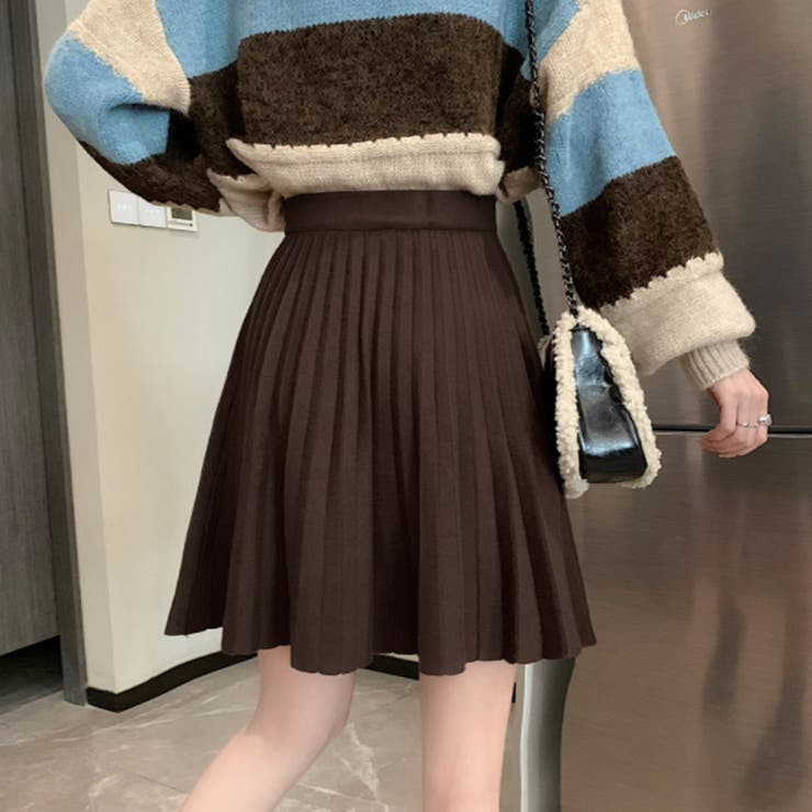 プリーツスカート 編み レディース 韓国 | Miniministore | 詳細画像10 