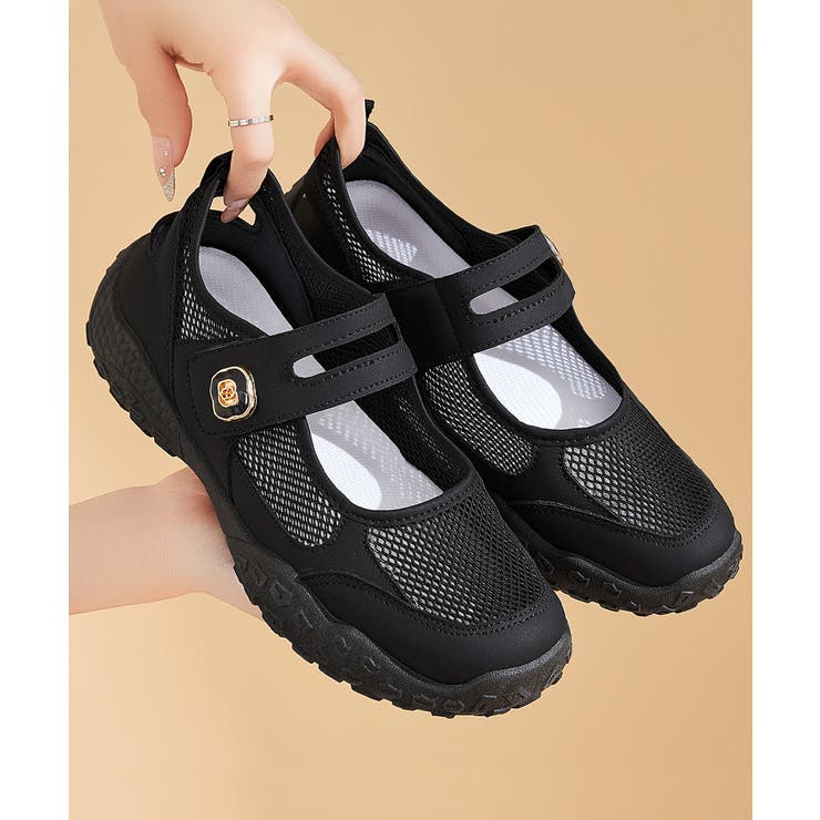 厚底メッシュスニーカー 通気性 軽量 | Miniministore | 詳細画像13 