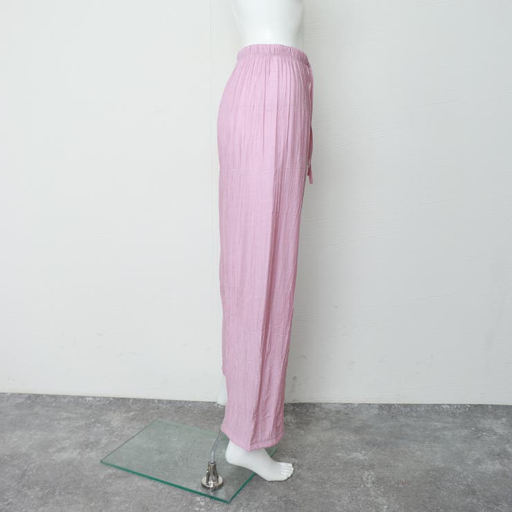 リラックス ロングパンツ 綿麻パンツ薄手 | Miniministore | 詳細画像17 