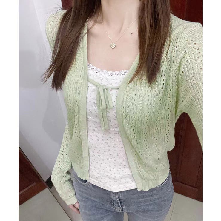 カーディガン 透かし編み レディース | Miniministore | 詳細画像18 