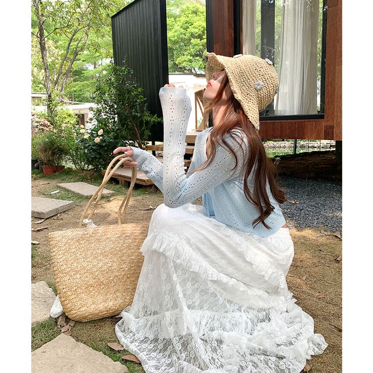 カーディガン 透かし編み レディース | Miniministore | 詳細画像9 