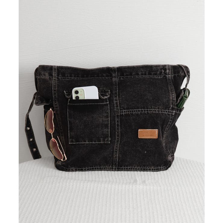 デニム ショルダーバッグ A4 大容量 | Miniministore | 詳細画像20 