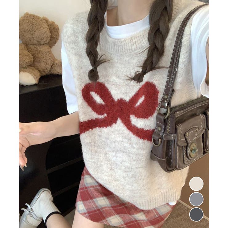 ニットベスト レディース ニットジレ | Miniministore | 詳細画像1 