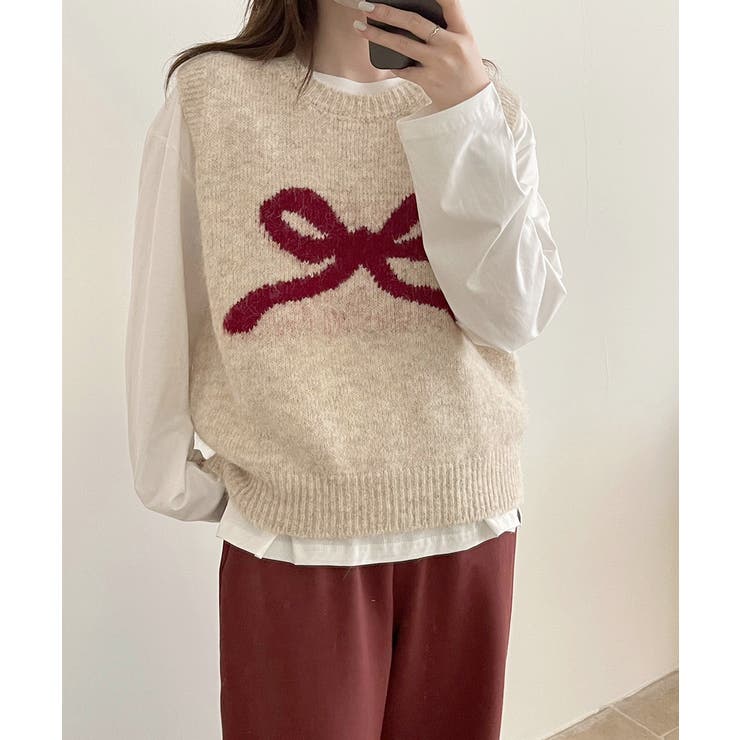 ニットベスト レディース ニットジレ | Miniministore | 詳細画像13 