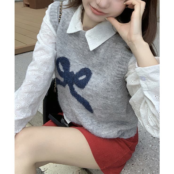 ニットベスト レディース ニットジレ | Miniministore | 詳細画像21 