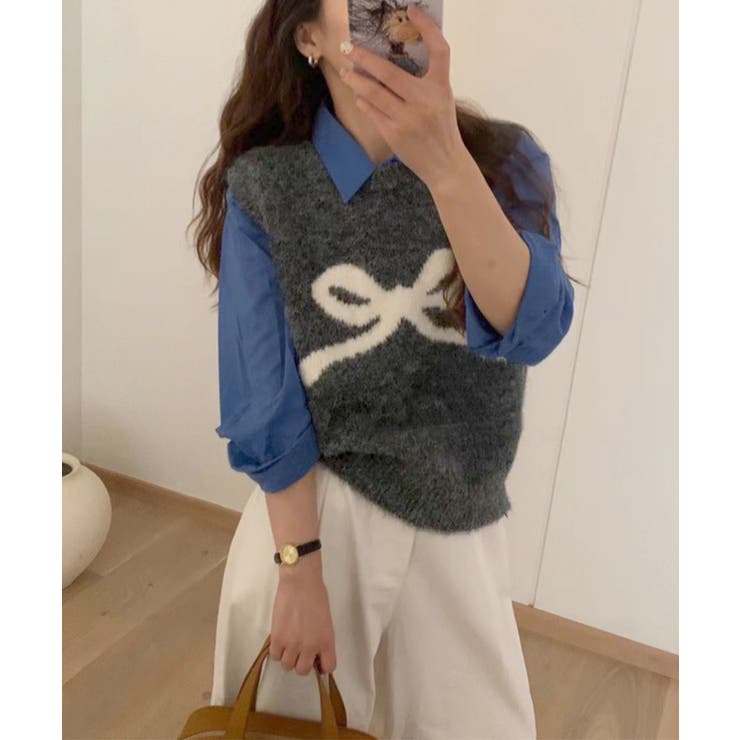 ニットベスト レディース ニットジレ | Miniministore | 詳細画像4 