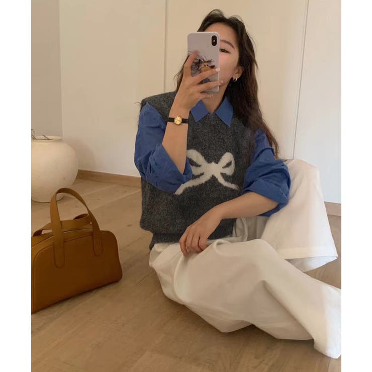 ニットベスト レディース ニットジレ | Miniministore | 詳細画像6 