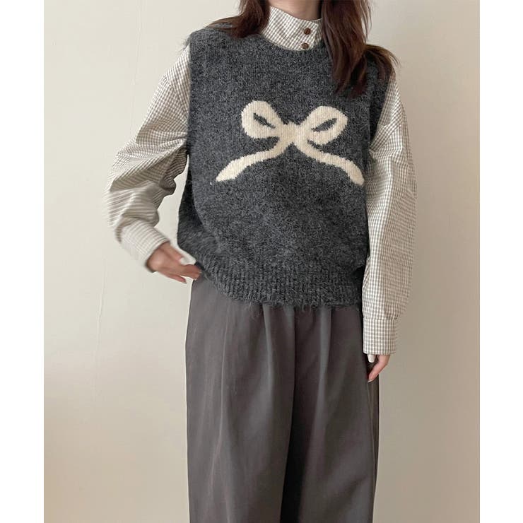 ニットベスト レディース ニットジレ | Miniministore | 詳細画像9 