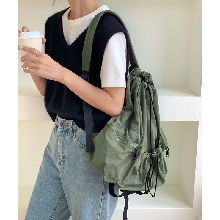 リュックサック ナイロン ドローコード | Miniministore | 詳細画像12 