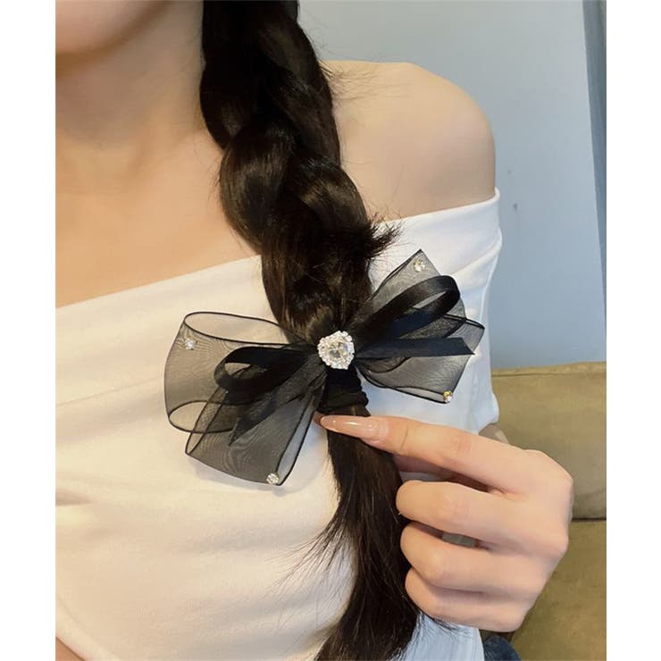 リボンシュシュ ヘアゴム レディース | Miniministore | 詳細画像4 