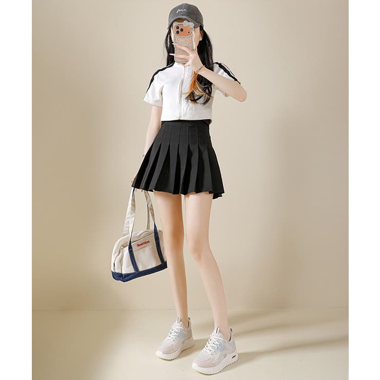 厚底スニーカー 韓国風配色 ローカット | Miniministore | 詳細画像16 