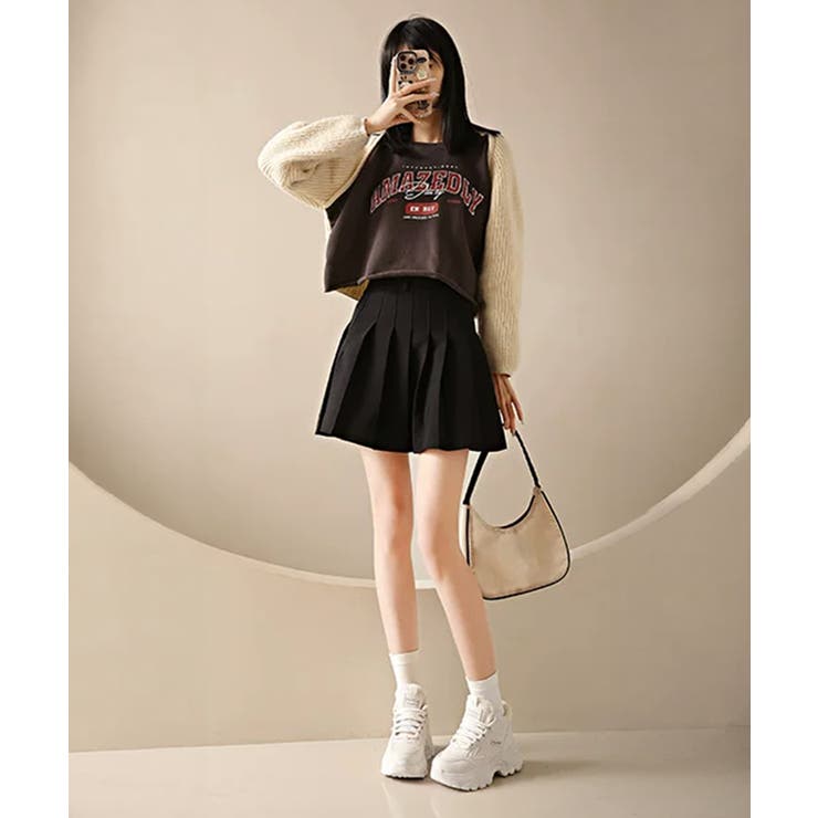 裏起毛 ミドルカットスニーカー 厚底 | Miniministore | 詳細画像8 
