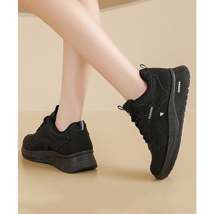厚底配色スニーカー 美脚ダッドスニーカー | Miniministore | 詳細画像14 