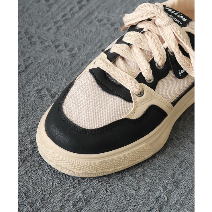 配色スニーカー レディース 厚底メッシュ | Miniministore | 詳細画像21 