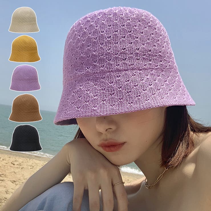 miniministore ニット帽子 レディース バケットハット