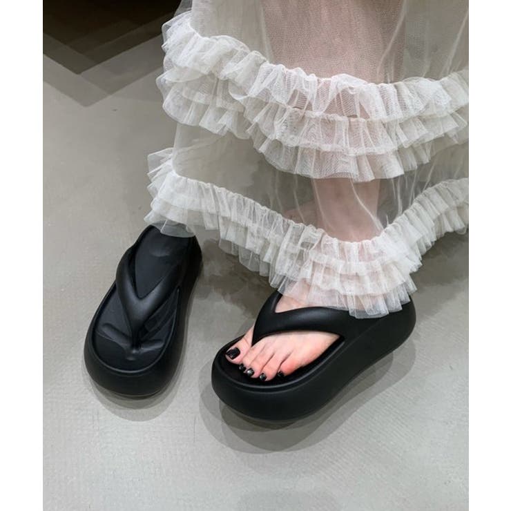 厚底サンダル ビーチサンダル レディース | Miniministore | 詳細画像4 