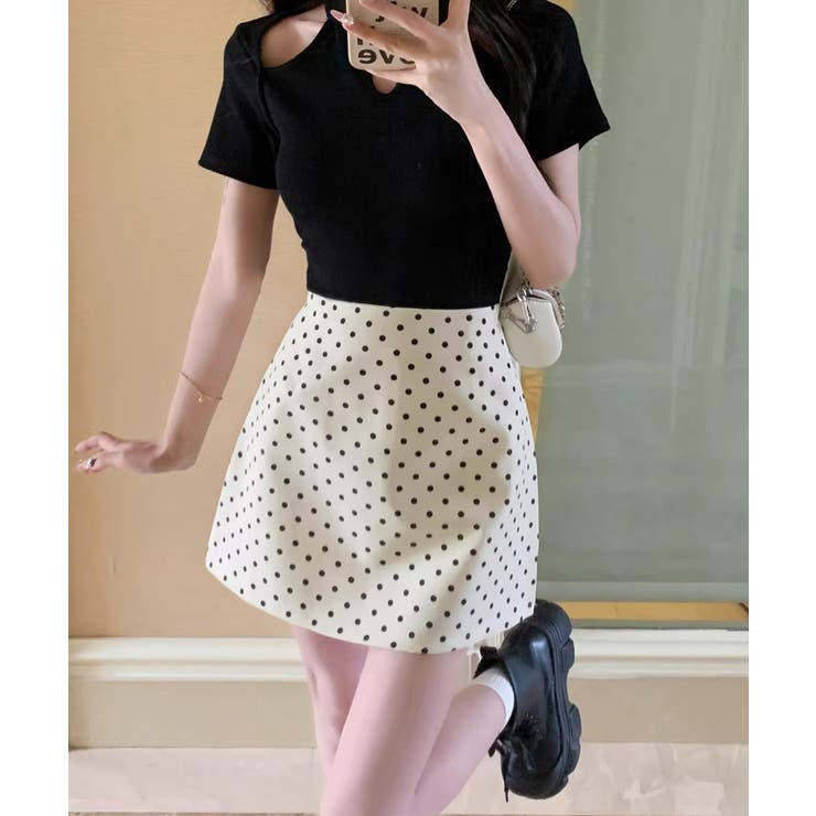 ミニスカート レディース ドット柄 | Miniministore | 詳細画像12 