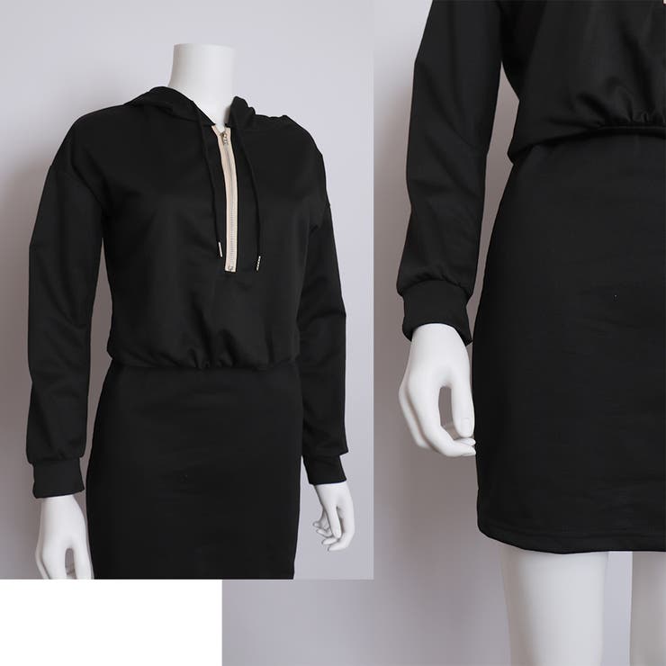 ワンピース フード付き 長袖 レディース | Miniministore | 詳細画像3 