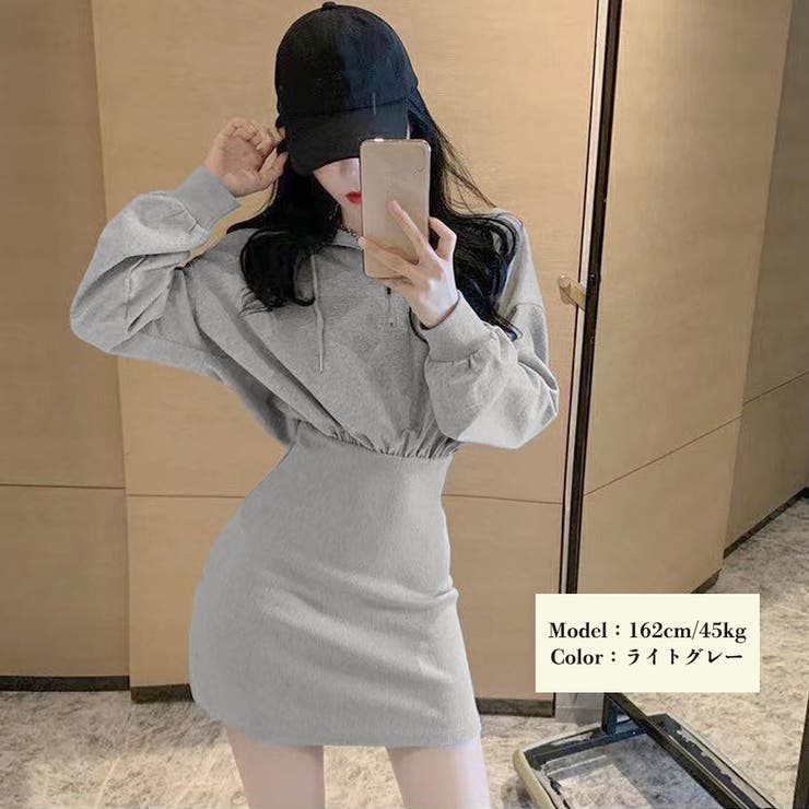 ワンピース フード付き 長袖 レディース | Miniministore | 詳細画像5 