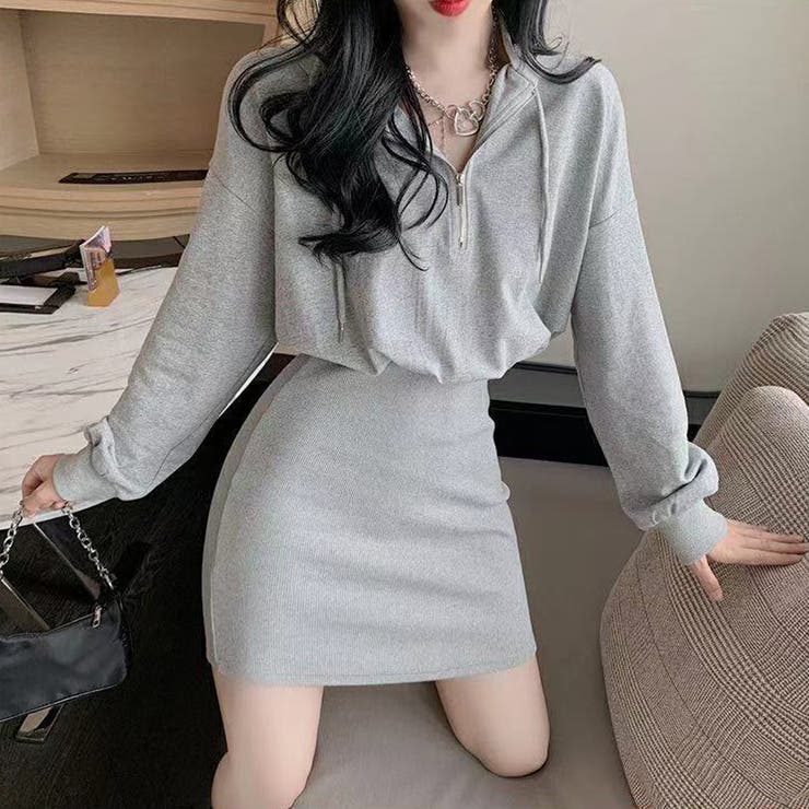 ワンピース フード付き 長袖 レディース | Miniministore | 詳細画像7 