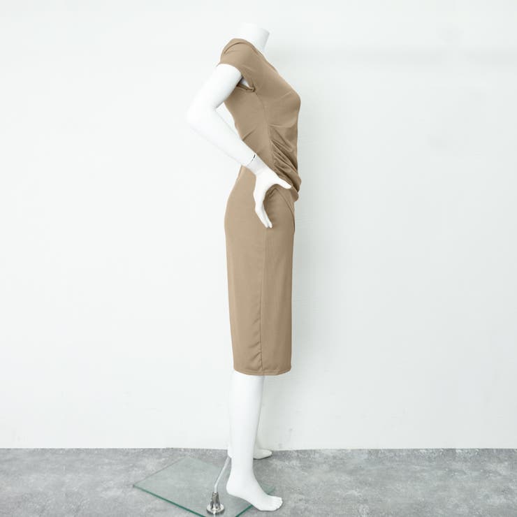 ワンピース 半袖 アシンメトリー タイト | Miniministore | 詳細画像12 