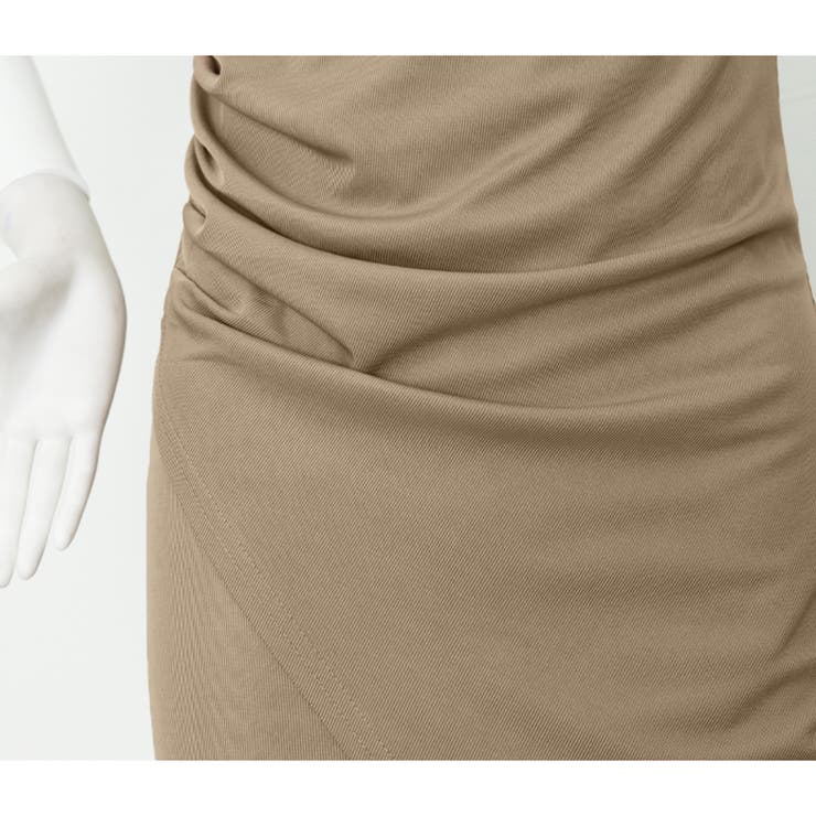 ワンピース 半袖 アシンメトリー タイト | Miniministore | 詳細画像3 