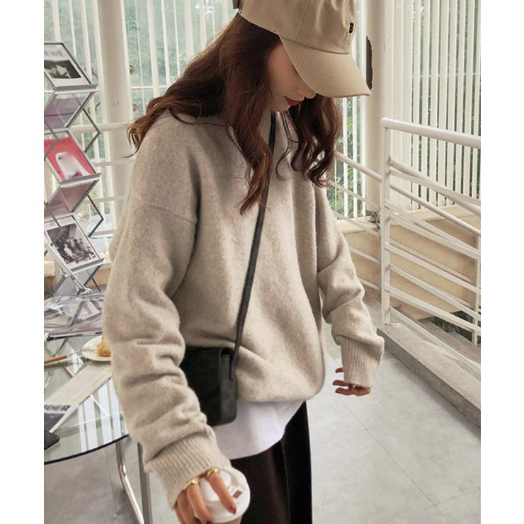 ニットセーター カラーニット 長袖 秋冬 | Miniministore | 詳細画像5 